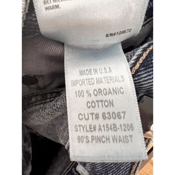 NEW Agolde 90'S Pinch Waist High Rise Straight in Portrait Size 26 - Picture 9 of 10